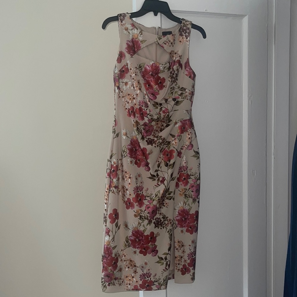 Adrianna Papell Floral Sheath Dress